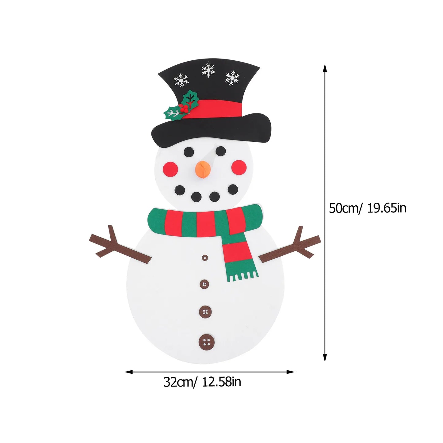 Felt Snowman