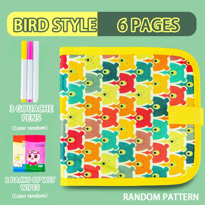 Kids Erasable Doodle Book