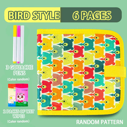 Kids Erasable Doodle Book