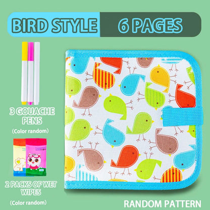 Kids Erasable Doodle Book
