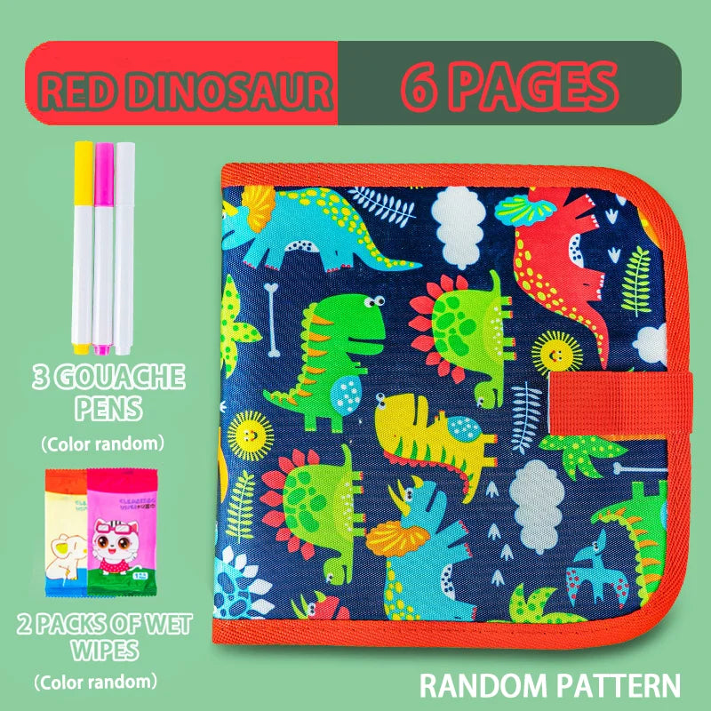 Kids Erasable Doodle Book