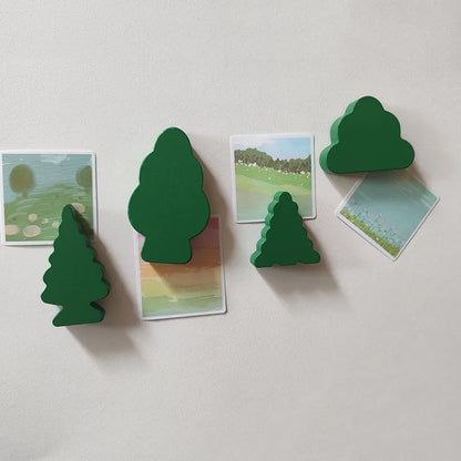 Magnetic Wooden Trees