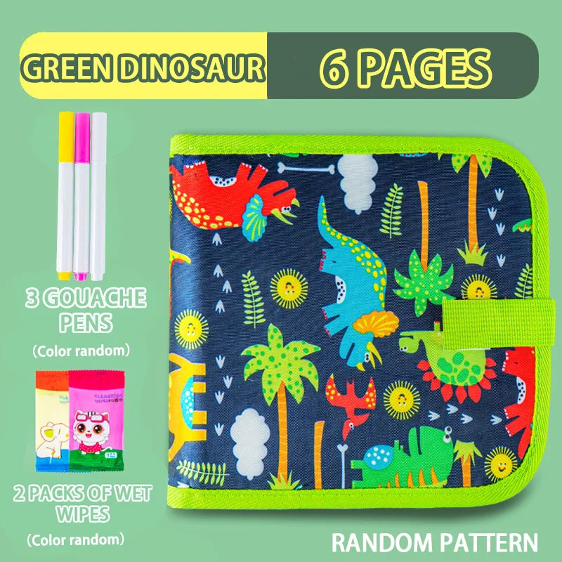 Kids Erasable Doodle Book